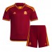 Camisa de time de futebol AS Roma Bryan Cristante #4 Replicas 1º Equipamento Infantil 2023-24 Manga Curta (+ Calças curtas)